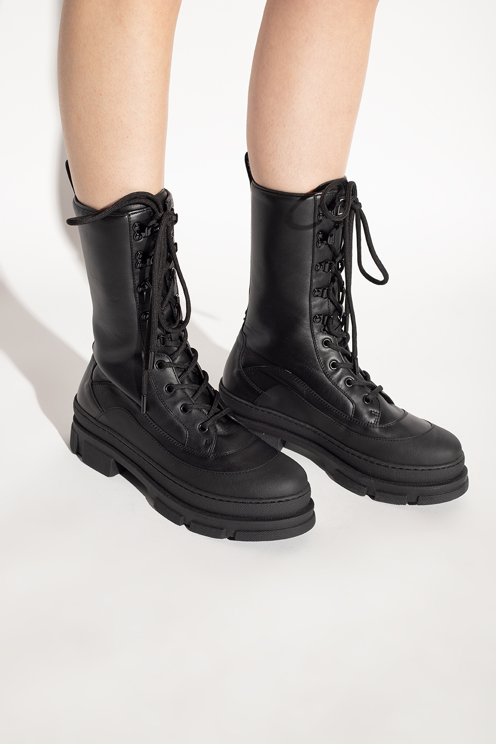 Jimmy choo hot sale combat boots